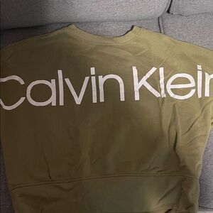 Calvin Klein Olive Green Sweatshirt